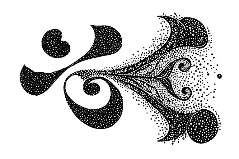 Water Japanese symbol tattoo design idea