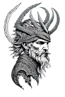 Norse mythology tattoo design idea