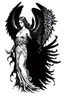 arcan angel tattoo design idea
