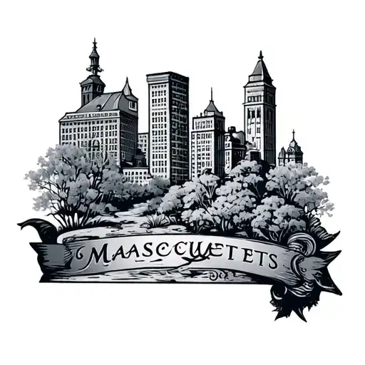 Massachusetts tattoo design idea