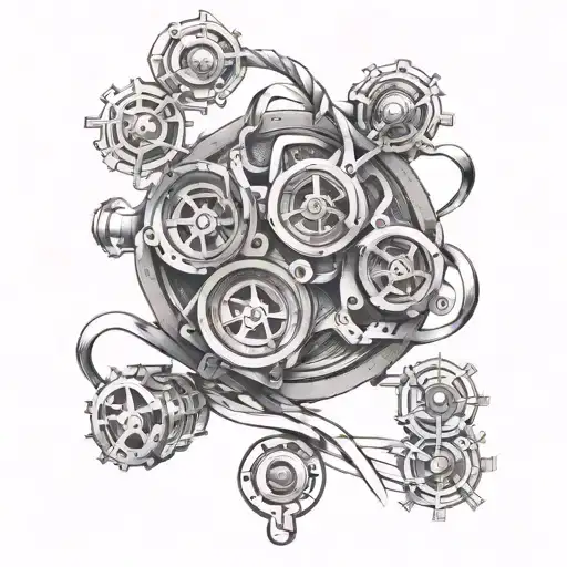the secret life of Walter Mitty Ben stiller movie reel intertwined tattoo design idea