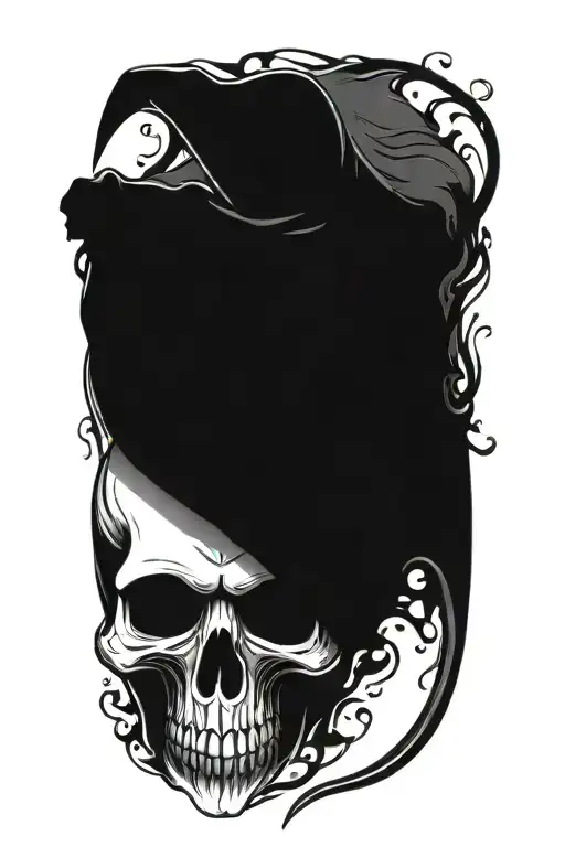 grim reaper tattoo design idea