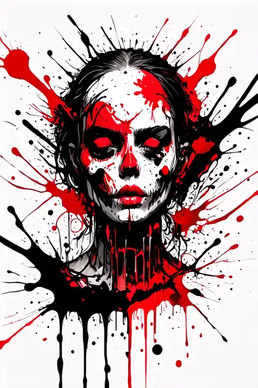 Chaos Symbols 9ufvgE6kMAvAEAc3RctxHj Trash Polka Tattoo - BlackInk AI