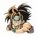 crono from chrono trigger fighting tattoo design idea