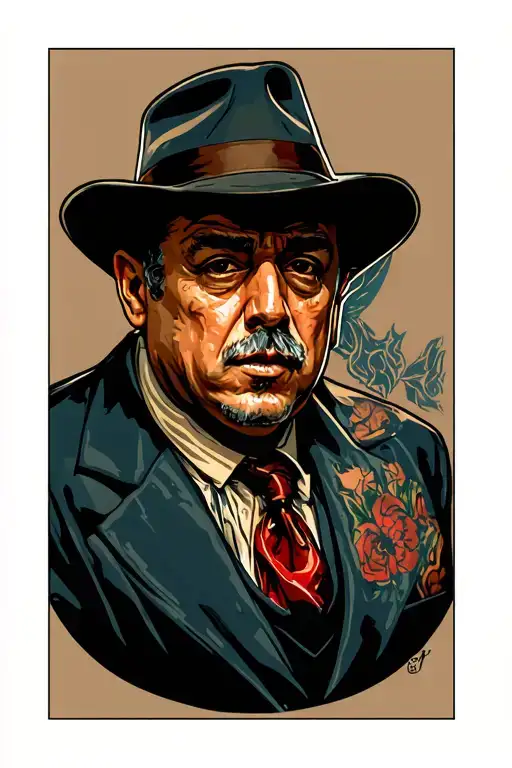 Old School Gangsters tattoo design idea