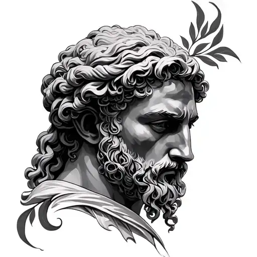 4 Stoic Virtues tattoo design idea