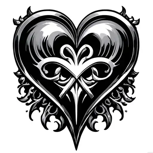 chrome hearts logo tattoo design idea