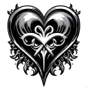 chrome hearts logo tattoo design idea