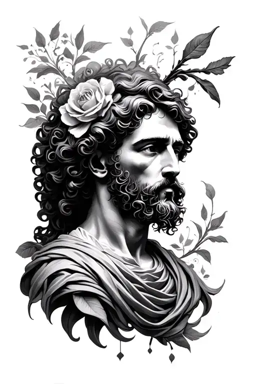 philosophy and christianity tattoo design idea