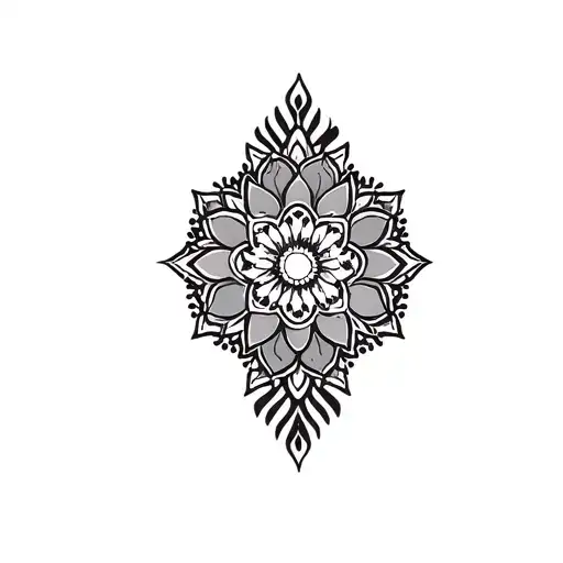 Filler Mini Mandalas tattoo design idea
