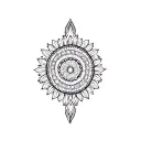 Filler Mini Mandalas tattoo design idea