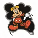 Mickey Mouse with tattoos tattoo design idea