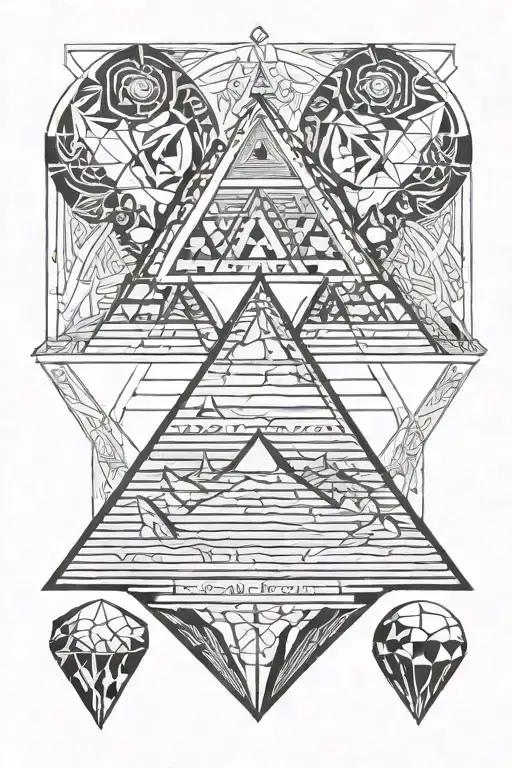 egiptian pyramids, engagement ring, Sahara Desert, stone tablest with 10 commandments, burning bush tattoo design idea