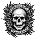 Keep Fucking Going tattoo design idea