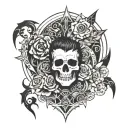 queens of the stone age tattoo design idea