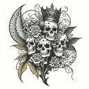 queens of the stone age tattoo design idea