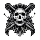 A symbol for i am not afraid to walk this world alone  tattoo design idea