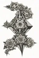 Toses, Geometry tattoo design idea