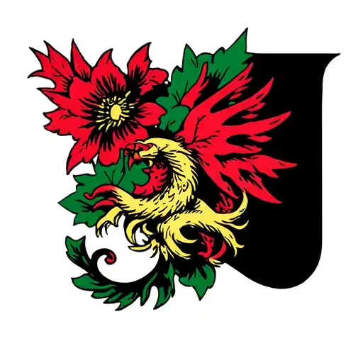 something involving, English, Scottish, Irish and Welsh culture/heritage tattoo design idea