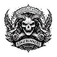 Edgerunners Logo tattoo design idea