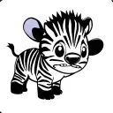 zebra lilo and stitch pattern tattoo design idea