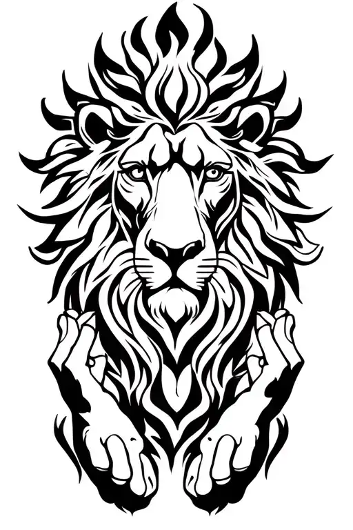 hakuna matata Elements can be added Lion Fire image wubba lubba dub dub Elements can be added David's head Bible Jerusalem Leper King Horse Sun God Apollo Venus, God of Love Hands and eyes reaching the sky tattoo design idea