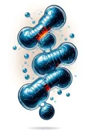 insulin molecule tattoo design idea