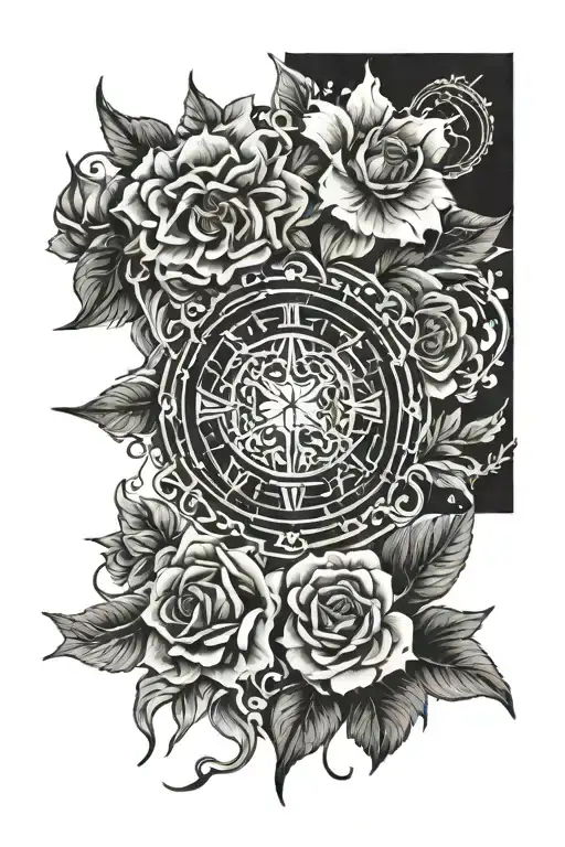 discipline perseverance tattoo design idea