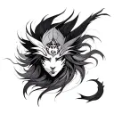 Amaterasu tattoo design idea