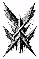 arrow pointing tattoo design idea
