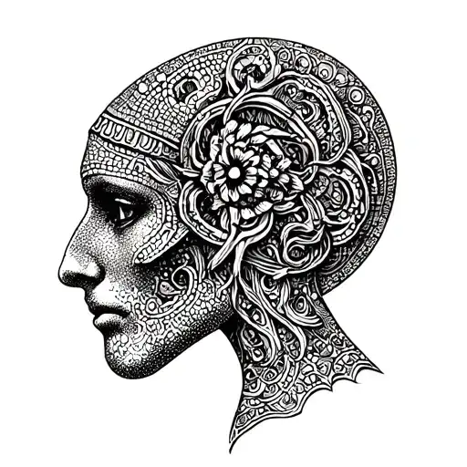 Slave symbol tattoo design idea