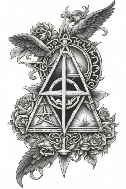 holy trinity  tattoo design idea