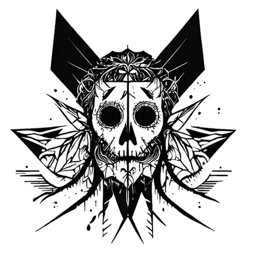 Pain, Heartbreak, Depression, Apathy tattoo design idea