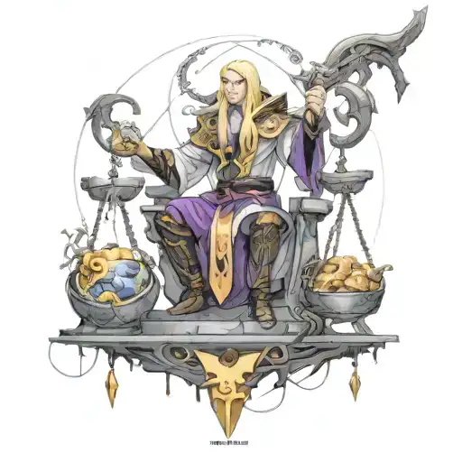 invoker dota 2 balancing scales with quas wex exort tattoo design idea