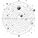 Solar System tattoo design idea