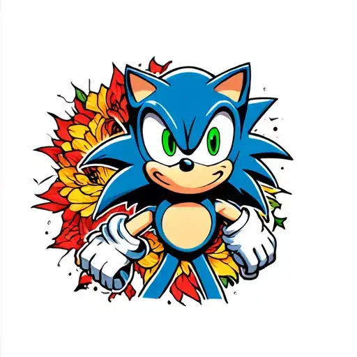 sonic the hedgehog, Tritan tattoo design idea