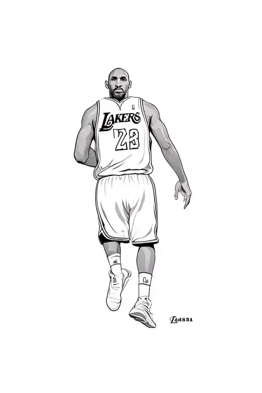 Kobe Bryant Black Mamba tattoo design idea