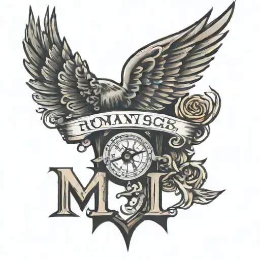 Romans 3:3 roman numerals tattoo design idea
