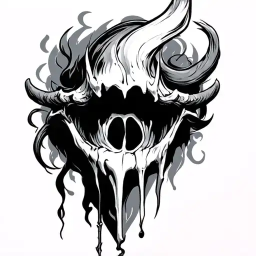 Lucifer tear tattoo design idea