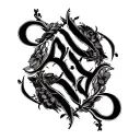 Two Word Ambigram Generator tattoo design idea