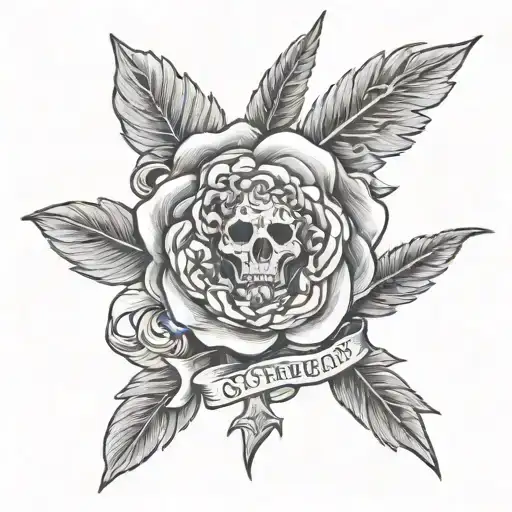 Pain Comes Strength tattoo design idea