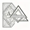 Alpha Delta tattoo design idea