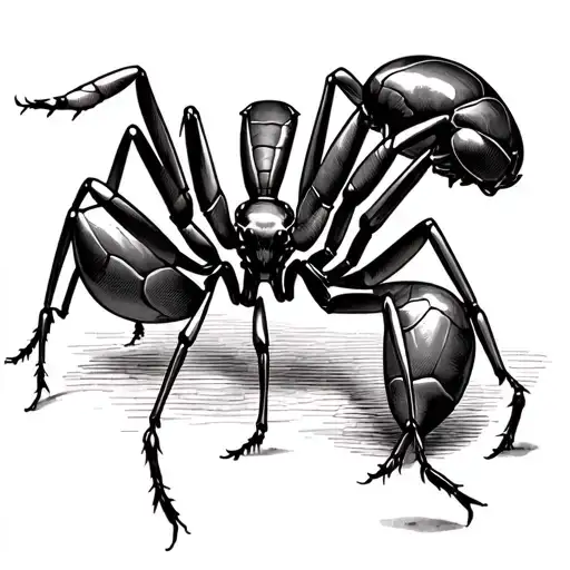 Army Ant tattoo design idea
