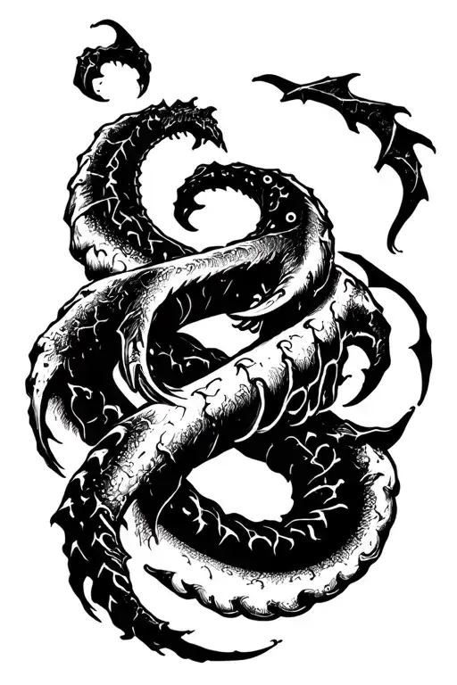 harry potter dark mark tattoo design idea