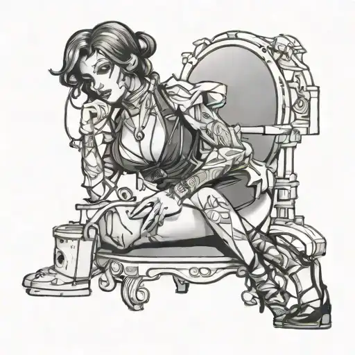 submissive slave bdsm tattoo design idea