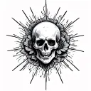 holy death tattoo design idea