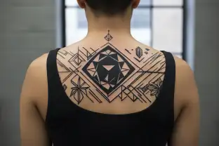 Birthstone tattoo design idea