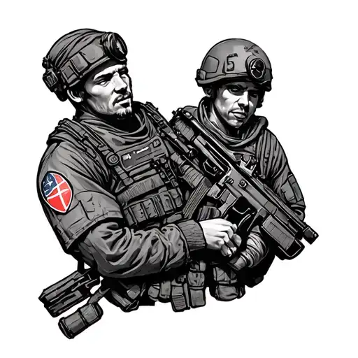 Combat Medic tattoo design idea