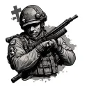 Combat Medic tattoo design idea