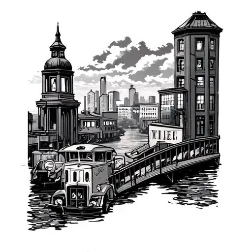 erie Pennsylvania tattoo design idea